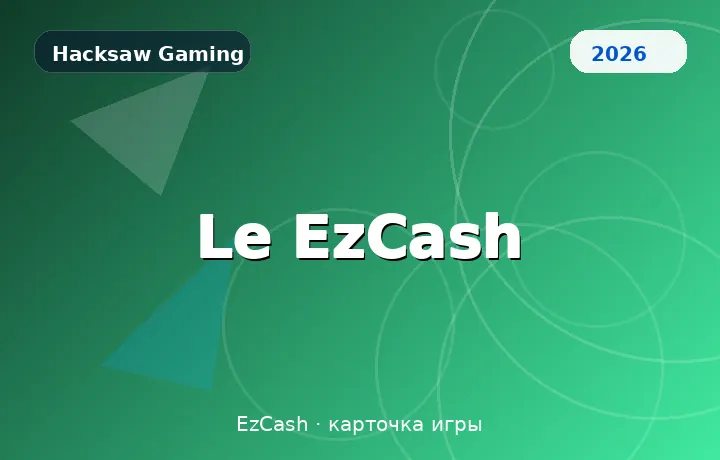 Le EzCash — карточка игры в EzCash